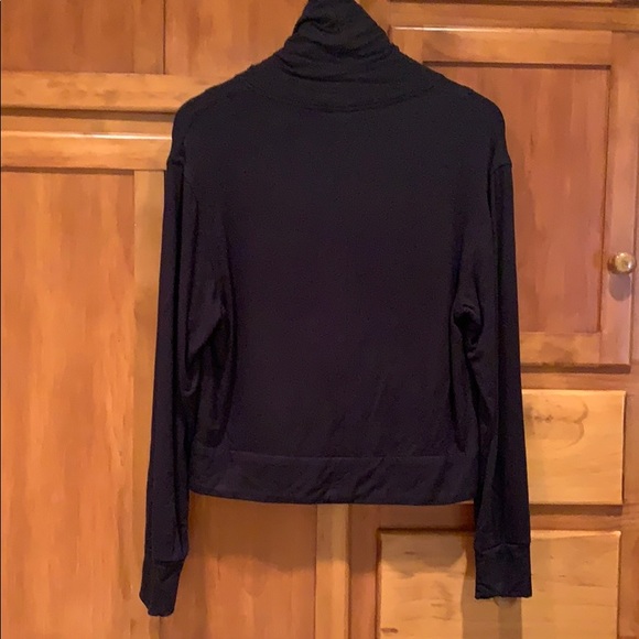 Helmet Lang Black Funnel Neck Sweatshirt - Picture 4 of 9